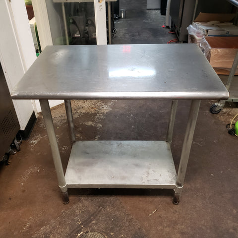 Steel Work-Top Table (3'x2'x3') -BUY NOW OR BID-