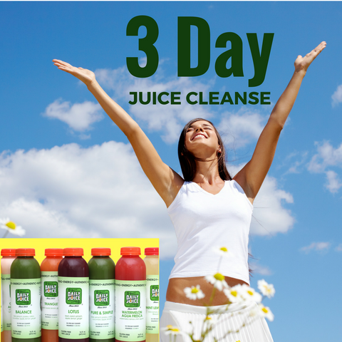 Spring Clean Special 3-Day Cleanse - With Free 5 Bottle Cold Pressed Juice Package